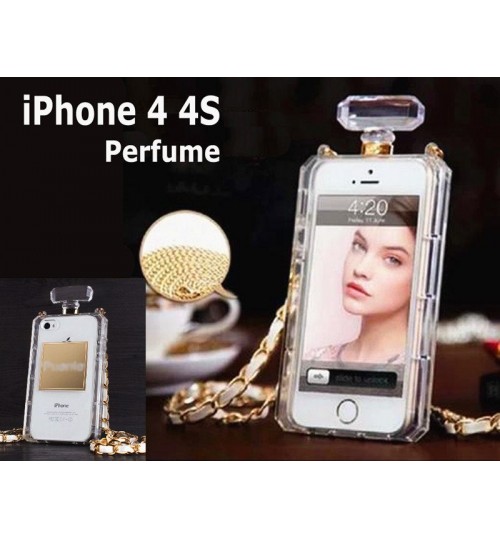 IPhone 4 4S perfume bottle chain handbag Case