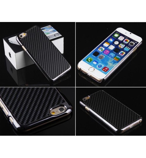 Iphone 6  Plus Carbon Fiber Slim back case + SP