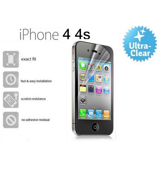 Iphone 4 4s screen protector clear