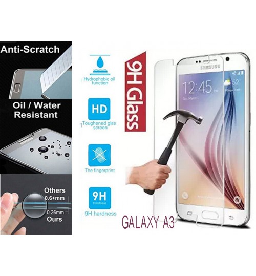Galaxy A3 tempered Glass Screen Protector Film Samsung