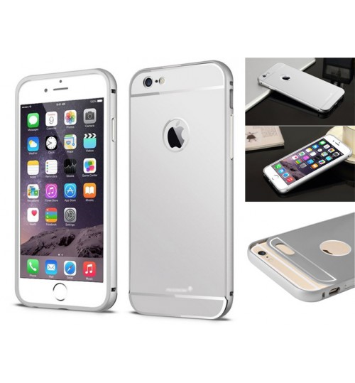 iPhone 6 Plus case metal bumper w back case+Combo