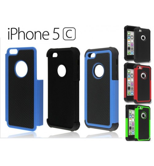 iPhone 5c case three-piece heavy duty case cover