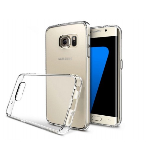 Galaxy s7 edge case clear soft gel ultra thin+SP