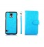 Galaxy S5 double wallet leather case detachable