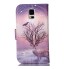 Galaxy S5 case wallet leather case printed