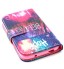 Galaxy S4 case wallet leather case printed