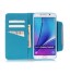 Galaxy NOTE 5 case wallet leather case printed