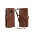 Galaxy S7 edge vintage fine leather wallet case