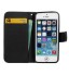 iPhone 5 5s SE case wallet leather case printed