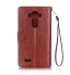 LG G4 Premium Embossing wallet leather flip case