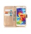 Galaxy S5 Premium Embossing wallet leather case