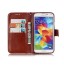 Galaxy S5 Premium Embossing wallet leather case