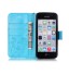 iPhone 5C Premium Embossing wallet leather case