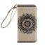 iPhone 5 5s SE printed ID wallet leather case