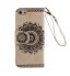 iPhone 5 5s SE printed ID wallet leather case