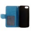 iPhone 5 5s SE printed ID wallet leather case