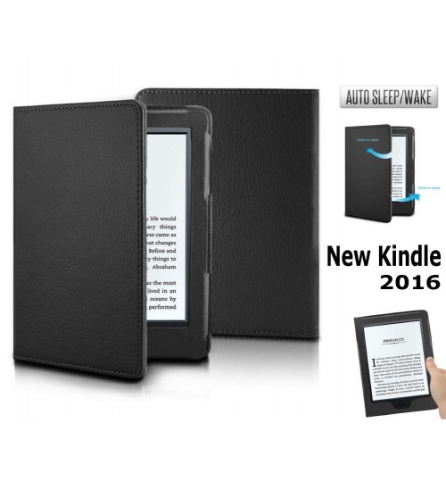 NEW Kindle 2016 Kindle 8th ultra slim leather smart case