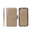 iPhone 6 plus detachable full wallet leather case