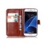 Samsung Galaxy S7 Case Premium leather Embossing wallet folio case