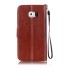 Samsung Galaxy S6 Case Premium leather Embossing wallet folio case