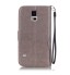 Galaxy S5 case Premium Leather Embossing wallet  Folio case