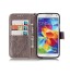 Galaxy S5 case Premium Leather Embossing wallet  Folio case