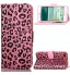 iPhone 7 Plus case wallet Leopard style ID card full cash cover case