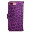 iPhone 7 Plus case wallet Leopard style ID card full cash cover case