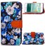 iPhone 7 Plus case floral pattern ID card full cash wallet cover case