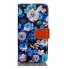 iPhone 7 Plus case floral pattern ID card full cash wallet cover case