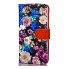 iPhone 7 case floral pattern ID card full cash wallet cover case