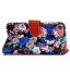 iPhone 7 case floral pattern ID card full cash wallet cover case