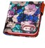 iPhone 7 case floral pattern ID card full cash wallet cover case