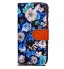 iPhone 7 case floral pattern ID card full cash wallet cover case