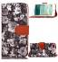 iPhone 7 Plus case floral pattern ID card full cash wallet cover case