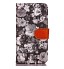 iPhone 7 Plus case floral pattern ID card full cash wallet cover case