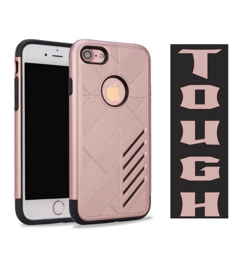 iPhone 7  dual tone dual layer heavy duty slim case tough anti shock