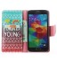 Samsung Galaxy S5 case wallet leather case printed