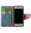 iPhone 5 5s SE case wallet leather case printed