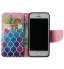 iPhone 5 5s SE case wallet leather case printed