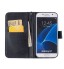 Galaxy S7 case wallet leather case printed