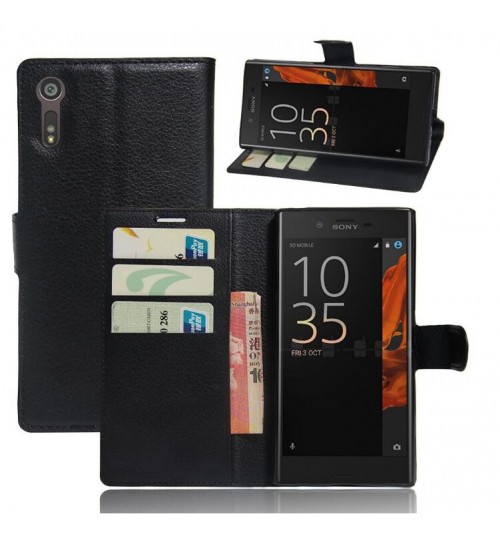 Sony Xperia XZ case wallet leather case