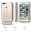 iPhone 7 plus case plating bumper with clear tpu back case Two-piece bumper case