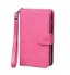 Iphone 7 double wallet leather case detachable