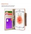 iphone 5 5s SE bling leather wallet case detachable