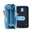 Galaxy S5 detachable full wallet leather case