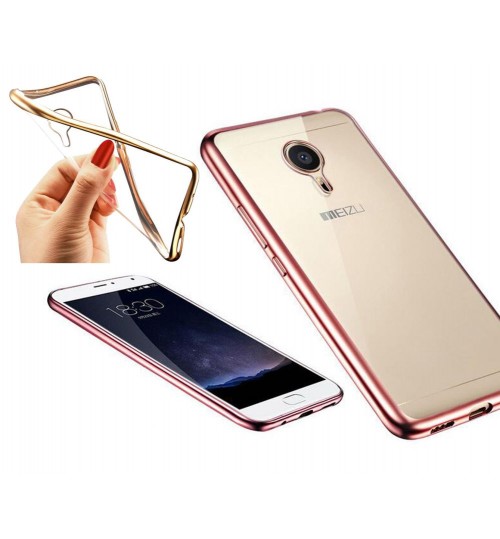 MEIZU M3S case bumper  clear gel back cover