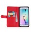 GALAXY S6 double wallet  Leather Zip case detachable