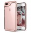 iPhone 7 Plus case plating bumper with clear gel back cover case