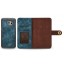 Sumsung Galaxy S7 edge case wallet 4 cards leather detachable case